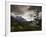 The Torres Del Paine Mountains on a Cloudy Day-Alex Saberi-Framed Photographic Print