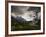 The Torres Del Paine Mountains on a Cloudy Day-Alex Saberi-Framed Photographic Print