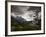 The Torres Del Paine Mountains on a Cloudy Day-Alex Saberi-Framed Photographic Print