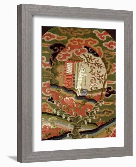 The Tortoise and the Hare, Edo Period-Japanese School-Framed Giclee Print