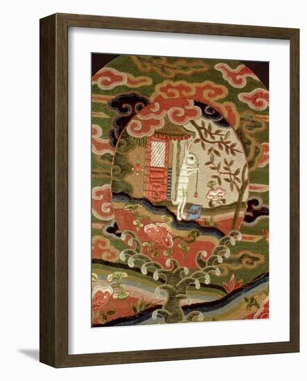 The Tortoise and the Hare, Edo Period-Japanese School-Framed Giclee Print