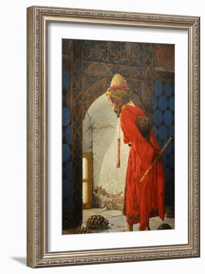 The Tortoise Trainer, 1906-Osman Hamdi Bey-Framed Giclee Print