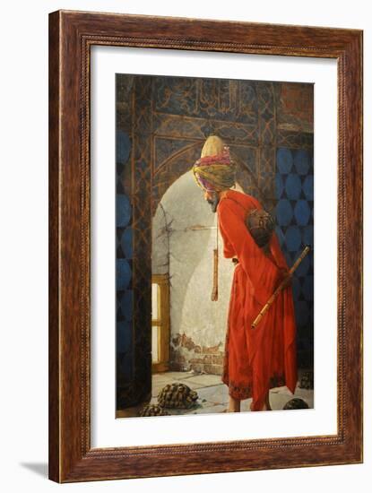 The Tortoise Trainer, 1906-Osman Hamdi Bey-Framed Giclee Print