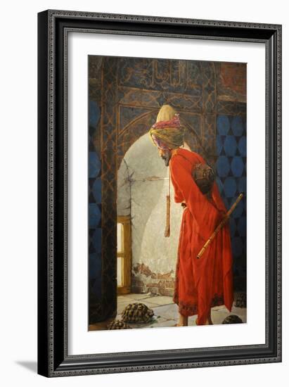 The Tortoise Trainer, 1906-Osman Hamdi Bey-Framed Giclee Print