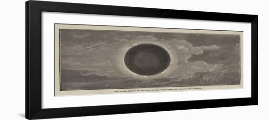 The Total Eclipse of the Sun, as Seen from Gibraltar Through the Telescope-null-Framed Giclee Print