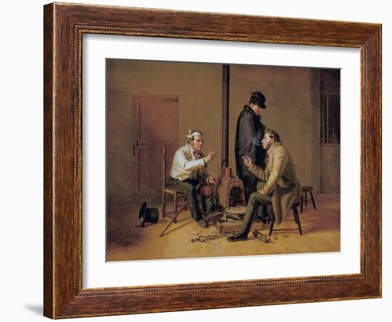 The Tough Story - Scene in a Country Tavern, 1837-William Sidney Mount-Framed Giclee Print