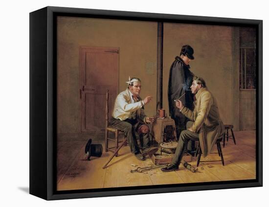 The Tough Story - Scene in a Country Tavern, 1837-William Sidney Mount-Framed Premier Image Canvas