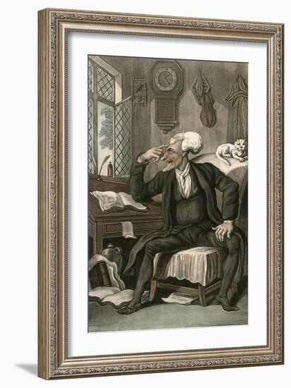 The Tour of Doctor Syntax-Thomas Rowlandson-Framed Art Print