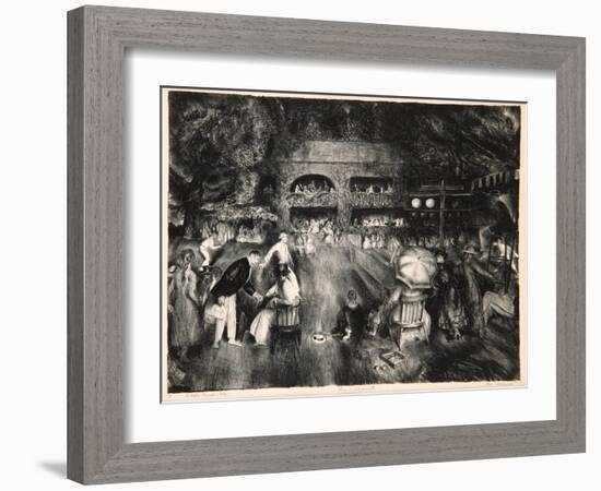 The Tournament, 1920-George Wesley Bellows-Framed Giclee Print