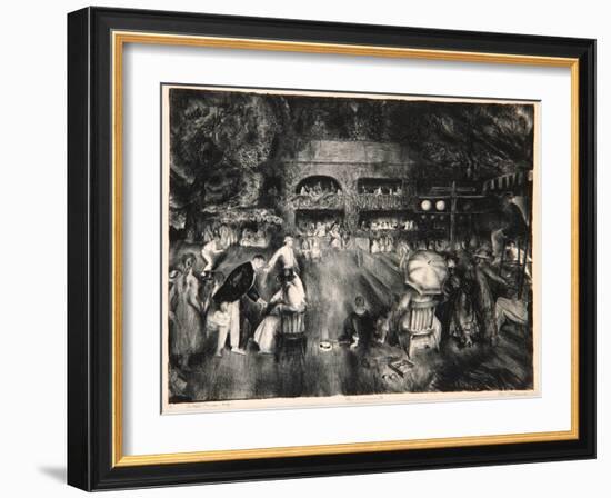 The Tournament, 1920-George Wesley Bellows-Framed Giclee Print