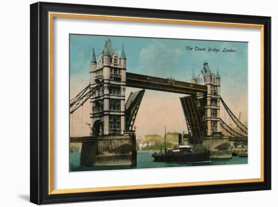'The Tower Bridge', 1915, (c1900-1930)-Unknown-Framed Giclee Print