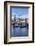 The Tower Bridge in London Seen from the East at Dusk, London, England-David Bank-Framed Photographic Print