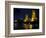 The Tower Bridge of Sacramento at Night, CA-George Oze-Framed Photographic Print