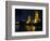 The Tower Bridge of Sacramento at Night, CA-George Oze-Framed Photographic Print