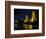 The Tower Bridge of Sacramento at Night, CA-George Oze-Framed Photographic Print