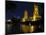 The Tower Bridge of Sacramento at Night, CA-George Oze-Mounted Photographic Print