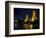 The Tower Bridge of Sacramento at Night, CA-George Oze-Framed Photographic Print