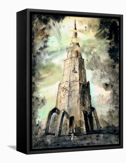 The Tower, C1850-1890-Stanislas Lepine-Framed Premier Image Canvas