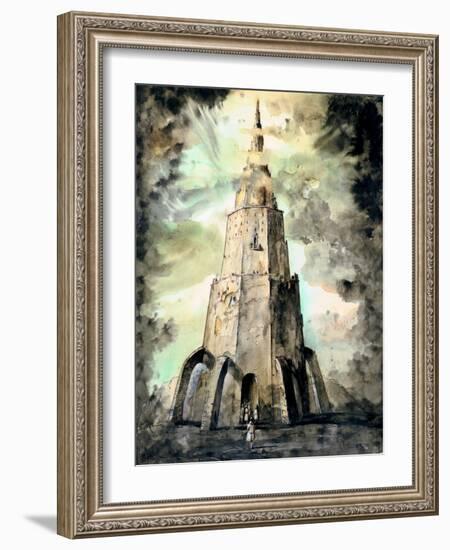 The Tower, C1850-1890-Stanislas Lepine-Framed Giclee Print