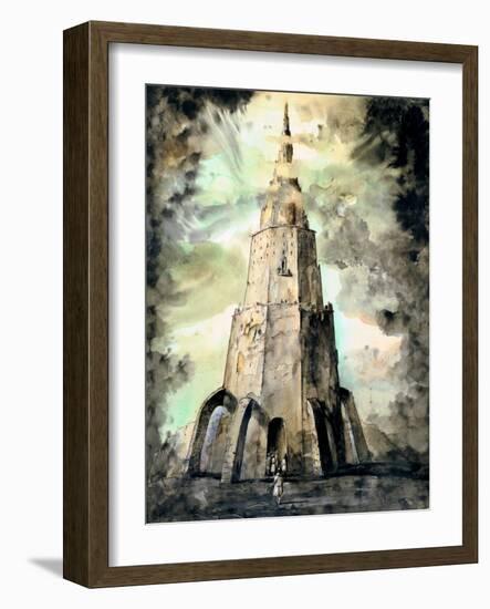 The Tower, C1850-1890-Stanislas Lepine-Framed Giclee Print