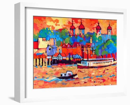 The Tower colour, 2007-Clive Metcalfe-Framed Giclee Print