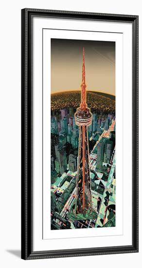 The Tower (night)-HR-FM-Framed Limited Edition