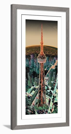 The Tower (night)-HR-FM-Framed Limited Edition