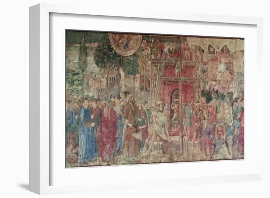 The Tower of Babel, 1468-84 (Fresco)-Benozzo di Lese di Sandro Gozzoli-Framed Giclee Print