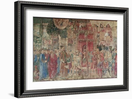 The Tower of Babel, 1468-84 (Fresco)-Benozzo di Lese di Sandro Gozzoli-Framed Giclee Print