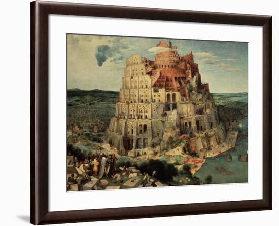 The Tower of Babel, 1563-Pieter Bruegel the Elder-Framed Giclee Print