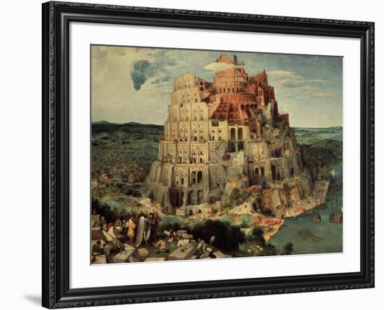 The Tower of Babel, 1563-Pieter Bruegel the Elder-Framed Giclee Print