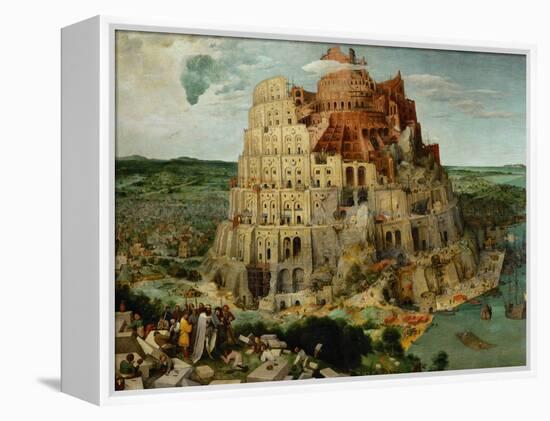 The Tower of Babel, 1563-Pieter Bruegel the Elder-Framed Premier Image Canvas