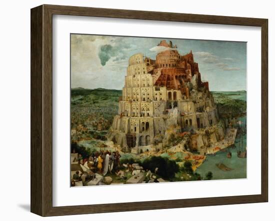 The Tower of Babel, 1563-Pieter Bruegel the Elder-Framed Giclee Print