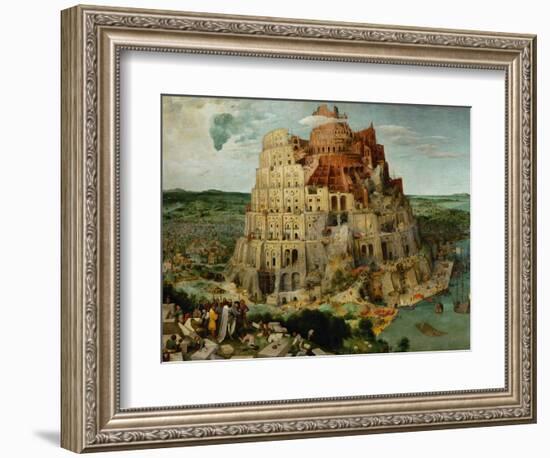 The Tower of Babel, 1563-Pieter Bruegel the Elder-Framed Giclee Print