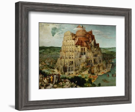 The Tower of Babel, 1563-Pieter Bruegel the Elder-Framed Giclee Print