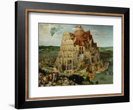 The Tower of Babel, 1563-Pieter Bruegel the Elder-Framed Giclee Print