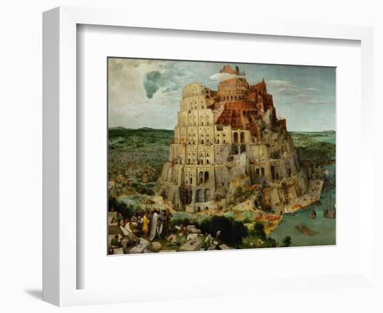 The Tower of Babel, 1563-Pieter Bruegel the Elder-Framed Giclee Print