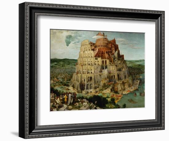 The Tower of Babel, 1563-Pieter Bruegel the Elder-Framed Giclee Print