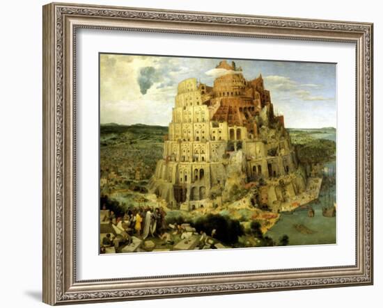 The Tower of Babel, c.1563-Pieter Bruegel the Elder-Framed Giclee Print