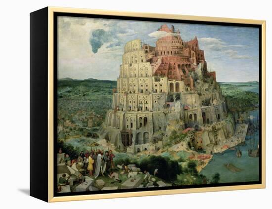 The Tower of Babel, c.1563-Pieter Bruegel the Elder-Framed Premier Image Canvas