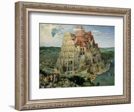 The Tower of Babel, c.1563-Pieter Bruegel the Elder-Framed Premium Giclee Print