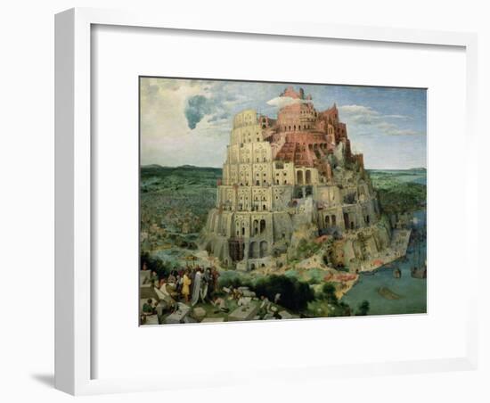 The Tower of Babel, c.1563-Pieter Bruegel the Elder-Framed Giclee Print