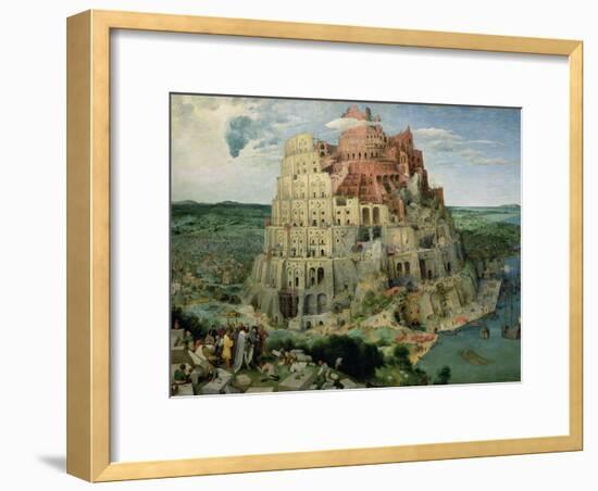 The Tower of Babel, c.1563-Pieter Bruegel the Elder-Framed Giclee Print