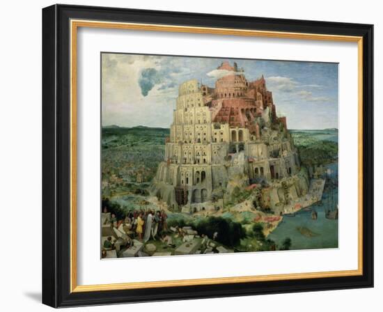 The Tower of Babel, c.1563-Pieter Bruegel the Elder-Framed Giclee Print