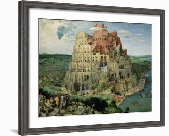 The Tower of Babel, c.1563-Pieter Bruegel the Elder-Framed Giclee Print