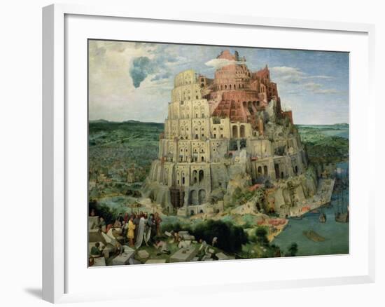 The Tower of Babel, c.1563-Pieter Bruegel the Elder-Framed Giclee Print