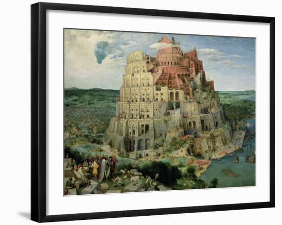 The Tower of Babel, c.1563-Pieter Bruegel the Elder-Framed Giclee Print