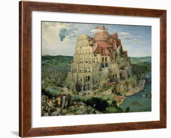 The Tower of Babel, c.1563-Pieter Bruegel the Elder-Framed Giclee Print