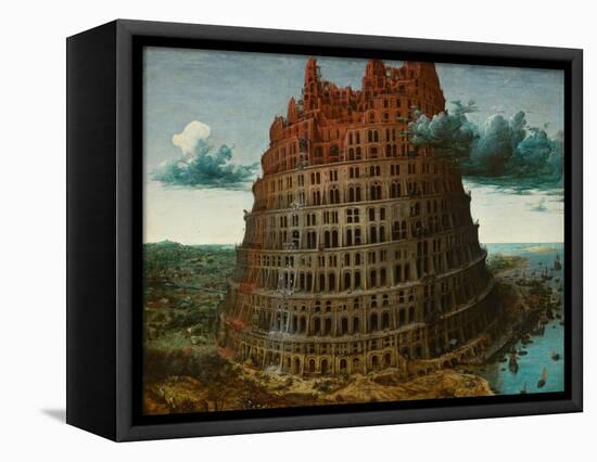 The Tower of Babel, c.1565-Pieter the Elder Brueghel-Framed Premier Image Canvas