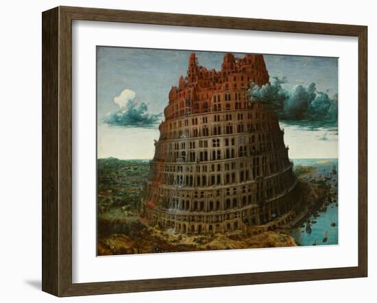 The Tower of Babel, c.1565-Pieter the Elder Brueghel-Framed Giclee Print